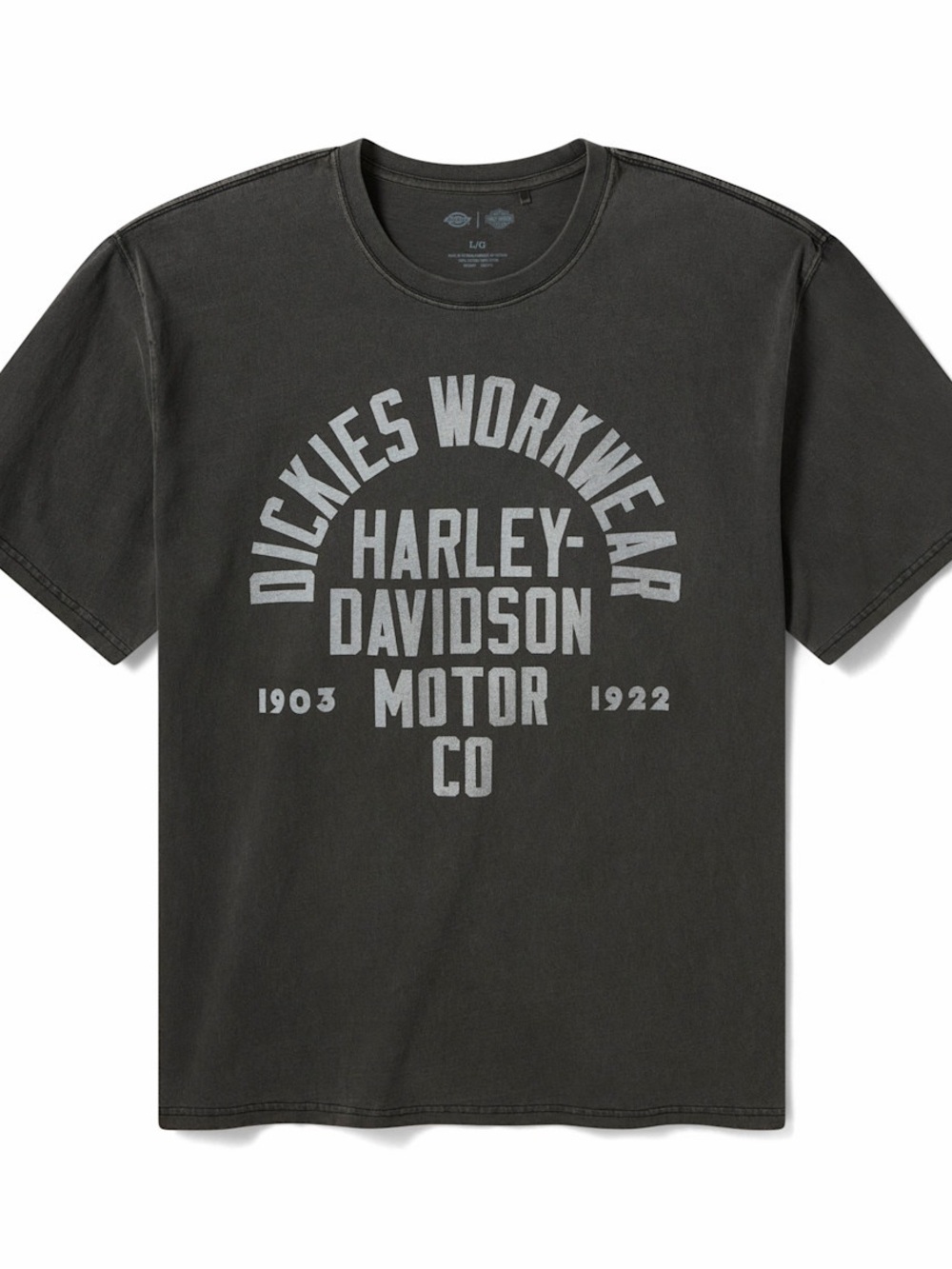 harley-davidson x dickies vintage wash tshirt